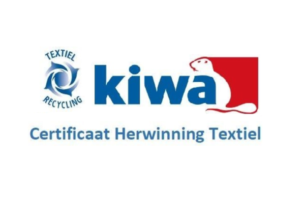 REGAIN ontvangt Certificaat Herwinning Textiel (Kiwa)
